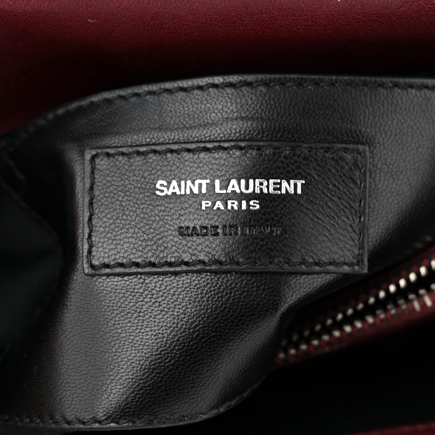 Saint Laurent Sheepskin Matelasse Chevron Medium College Bag Rouge Legion 6 of 10
