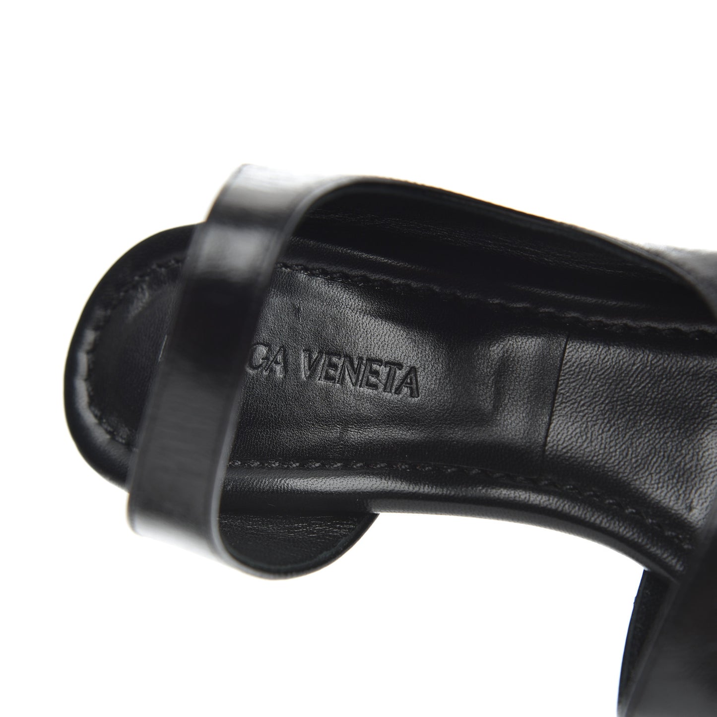 Nappa Crunch Lux Sandals 38.5 Black