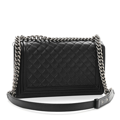 Chanel Caviar Quilted New Medium Boy Flap Black 4 of 11