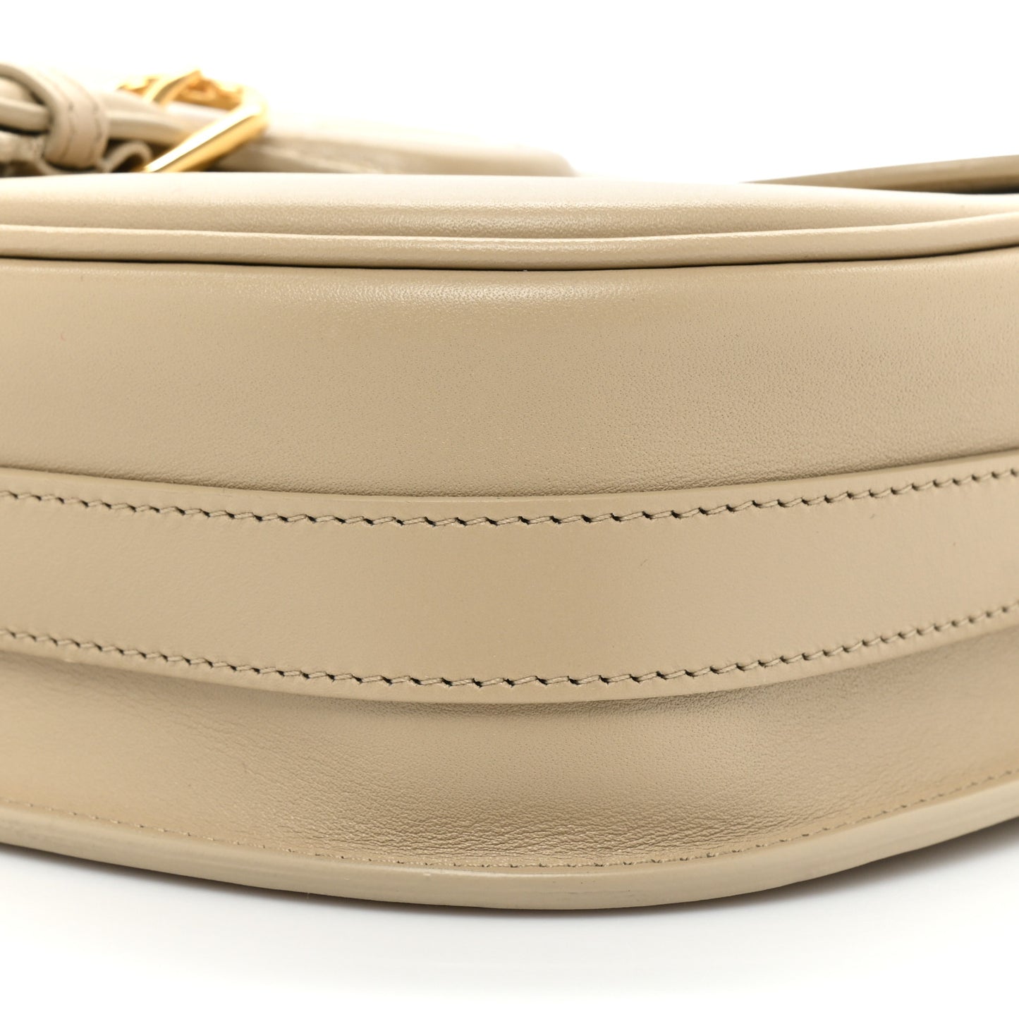 Box Calfskin Medium Bobby Flap Beige