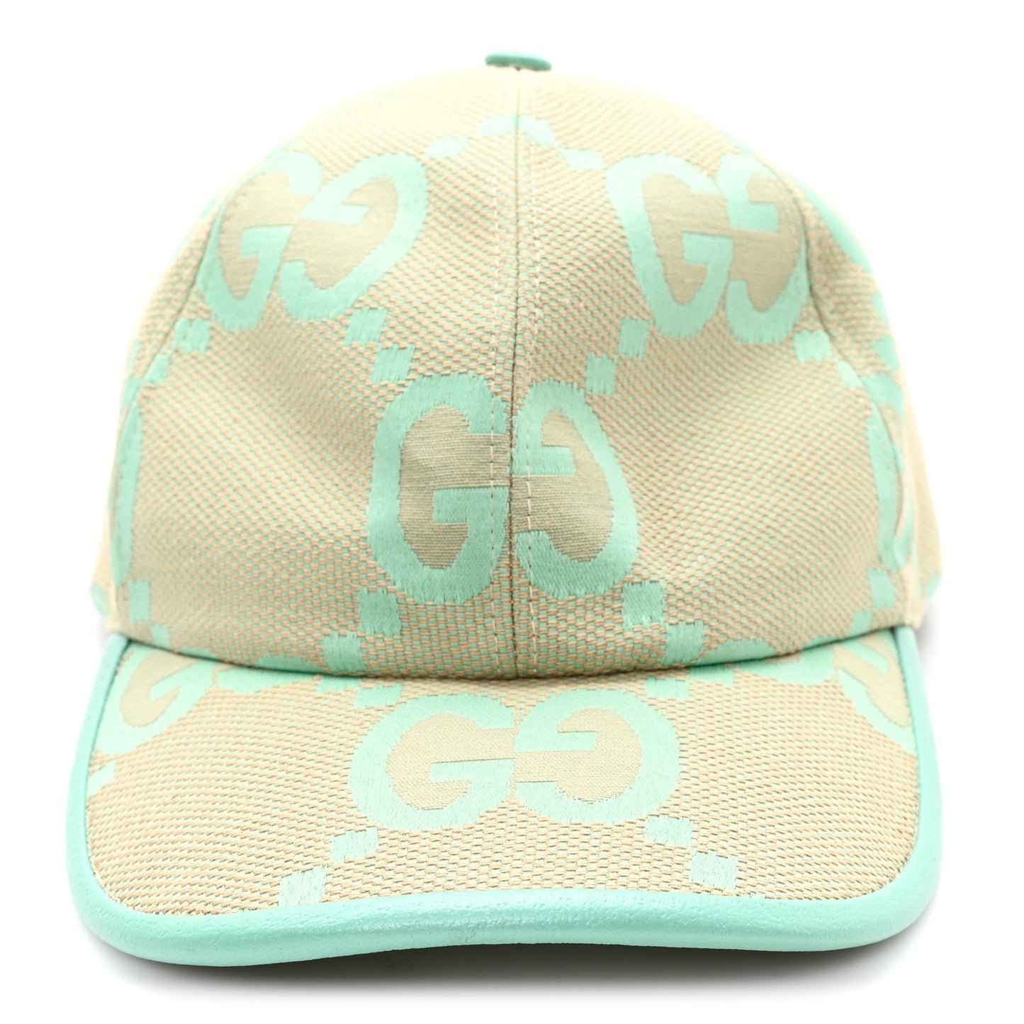 Monogram Jumbo GG Mosteri Baseball Hat Beige Pepper Mint