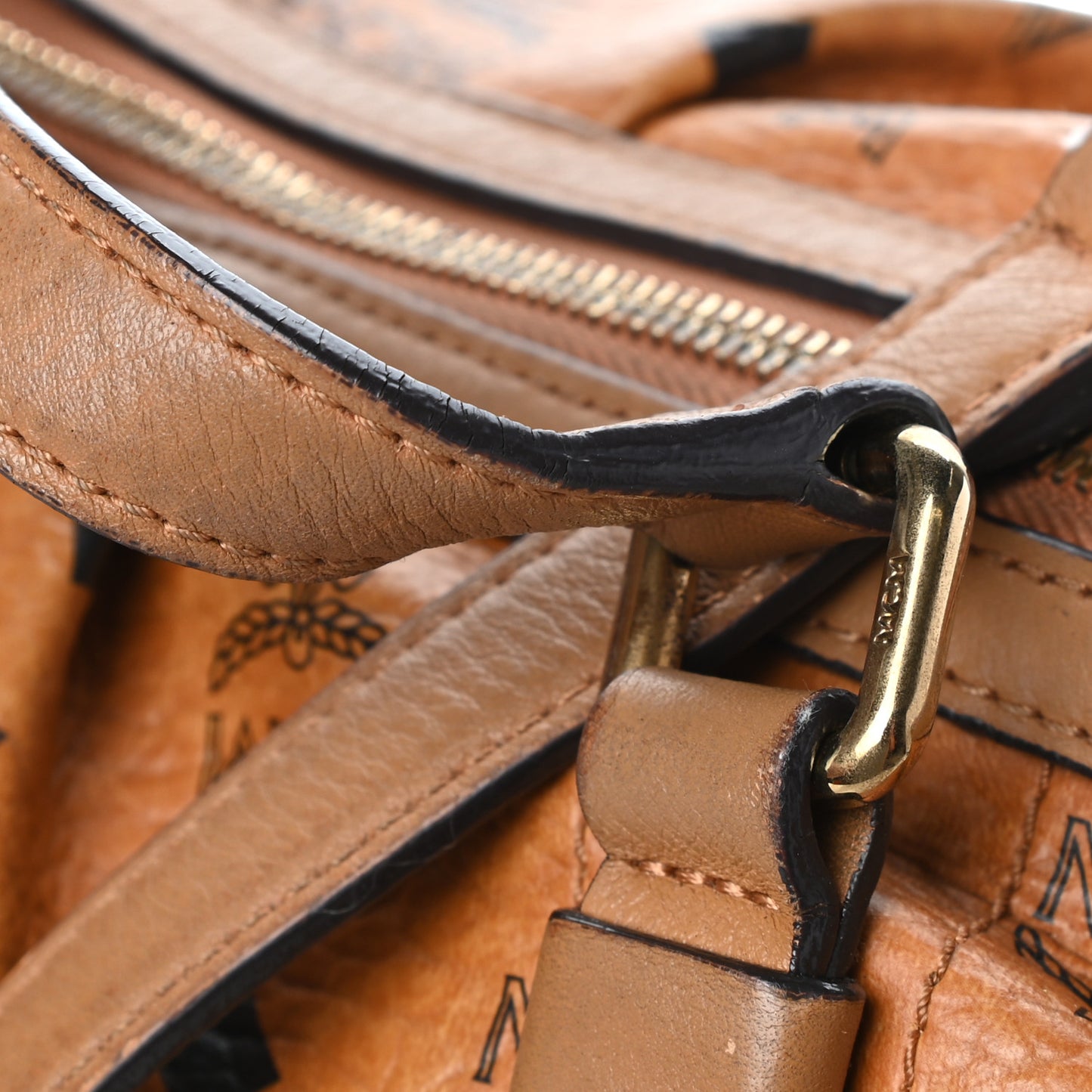 Visetos Medium Essentials Shopper Tote Cognac