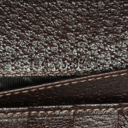 Gucci Monogram Abbey Continental Wallet Dark Brown 7 of 7