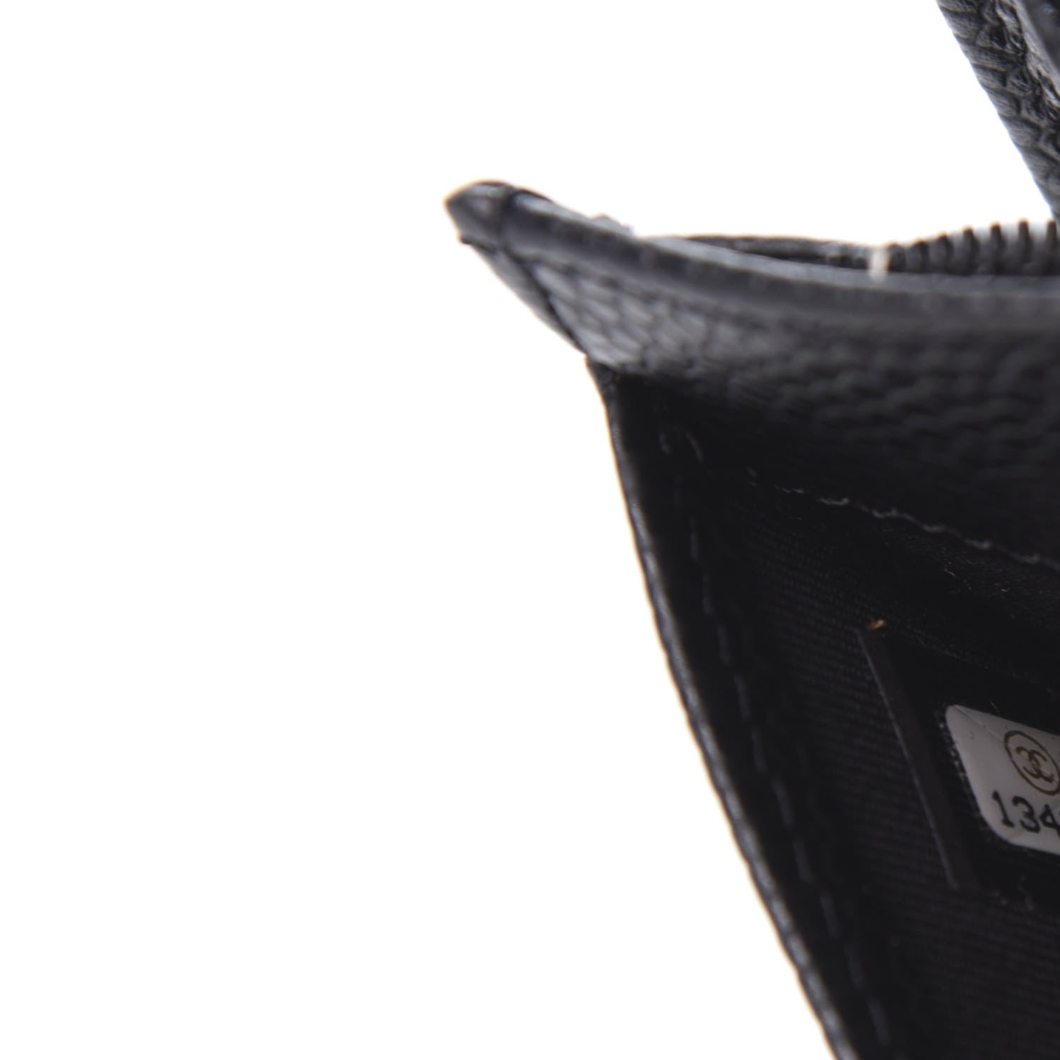 Chanel Caviar Quilted Yen Wallet Black 8 of 11