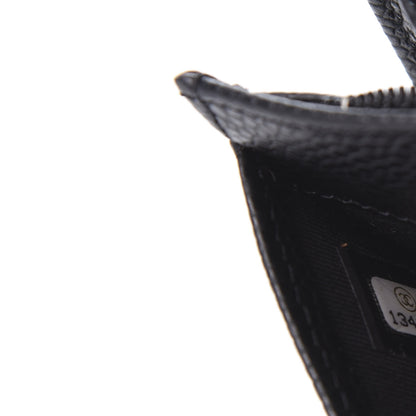 Chanel Caviar Quilted Yen Wallet Black 8 of 11