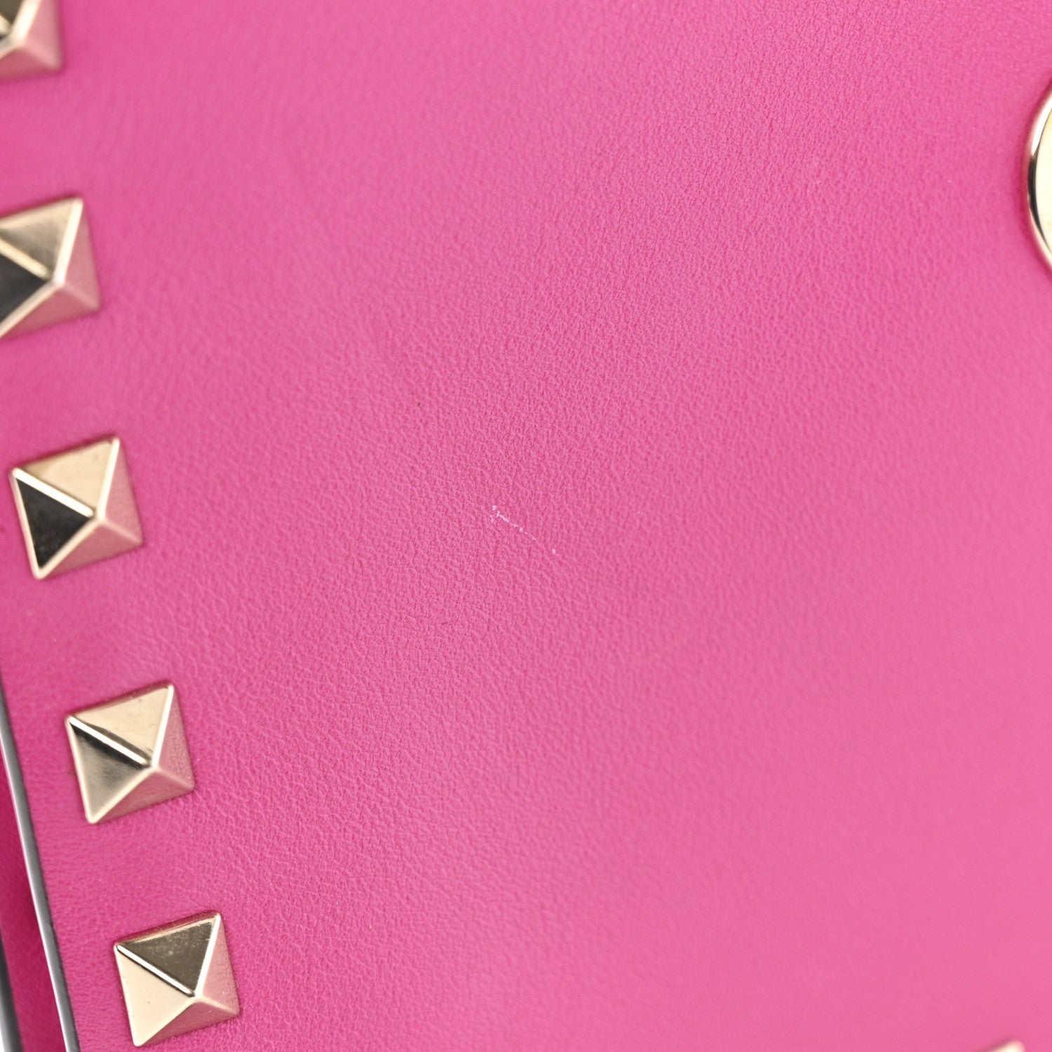 Valentino Garavani Vitello Small Rockstud Flip Lock Crossbody Bag Fuxia 14 of 14