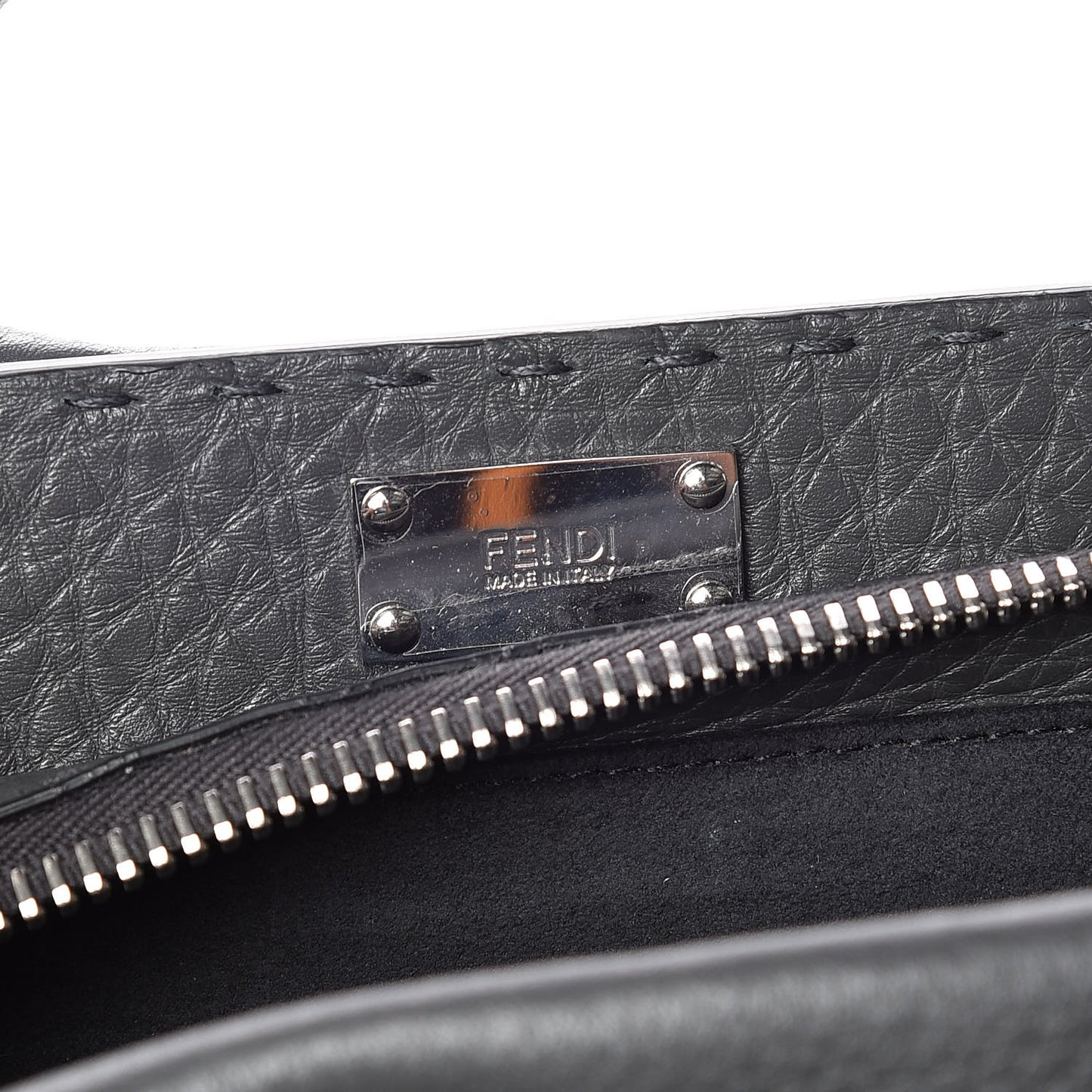 Cuoio Romano Selleria Monster Eyes Large Peekaboo Iconic Fit Satchel Asfalto