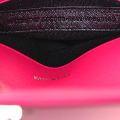 Balenciaga Shiny Box Calfskin Small B Bag Acid Fuchsia 6 of 10