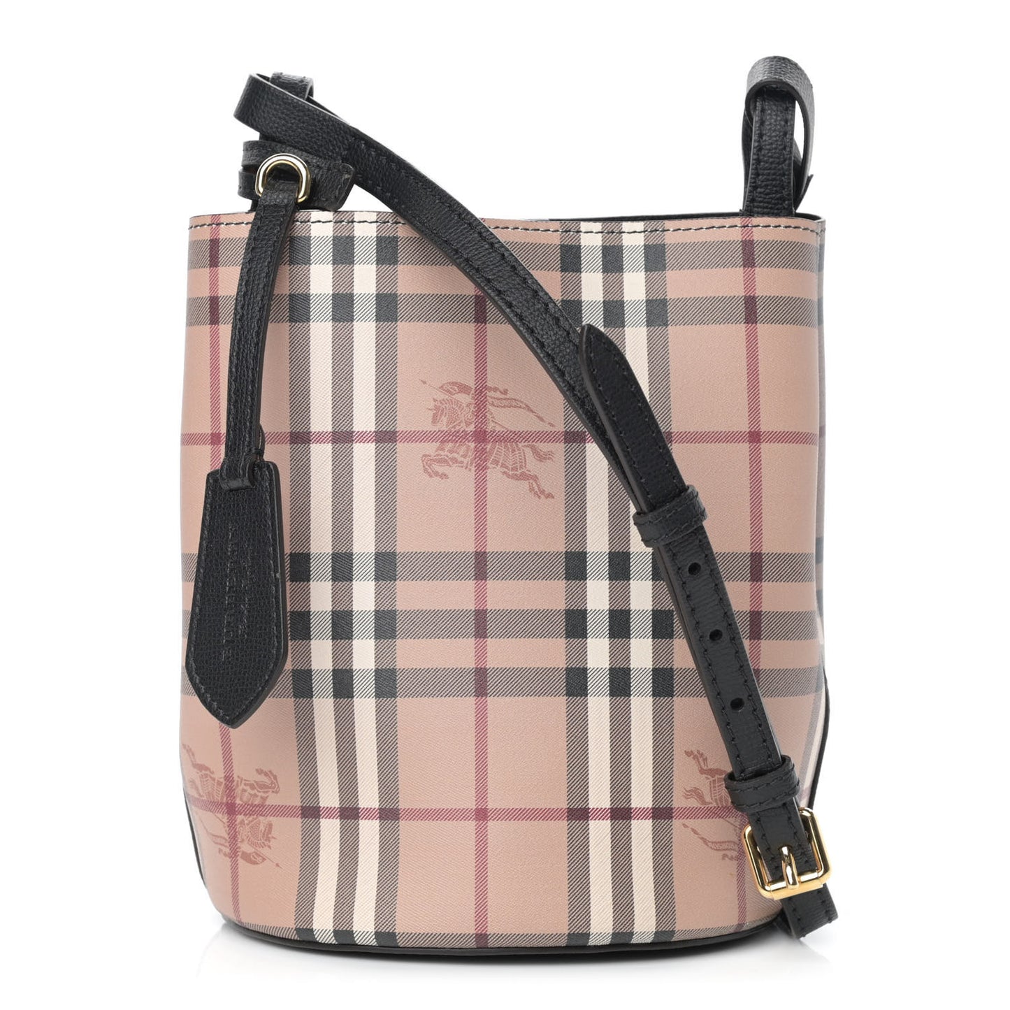 Haymarket Check Colours Small Lorne Bucket Crossbody Black