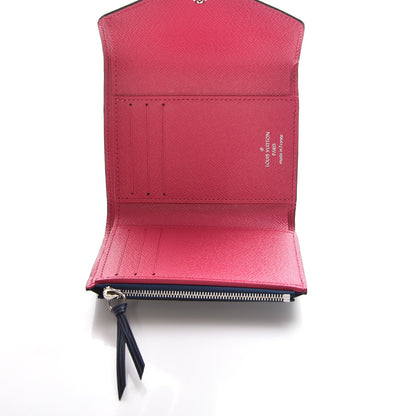 Louis Vuitton Epi Victorine Wallet Indigo Hot Pink 5 of 8