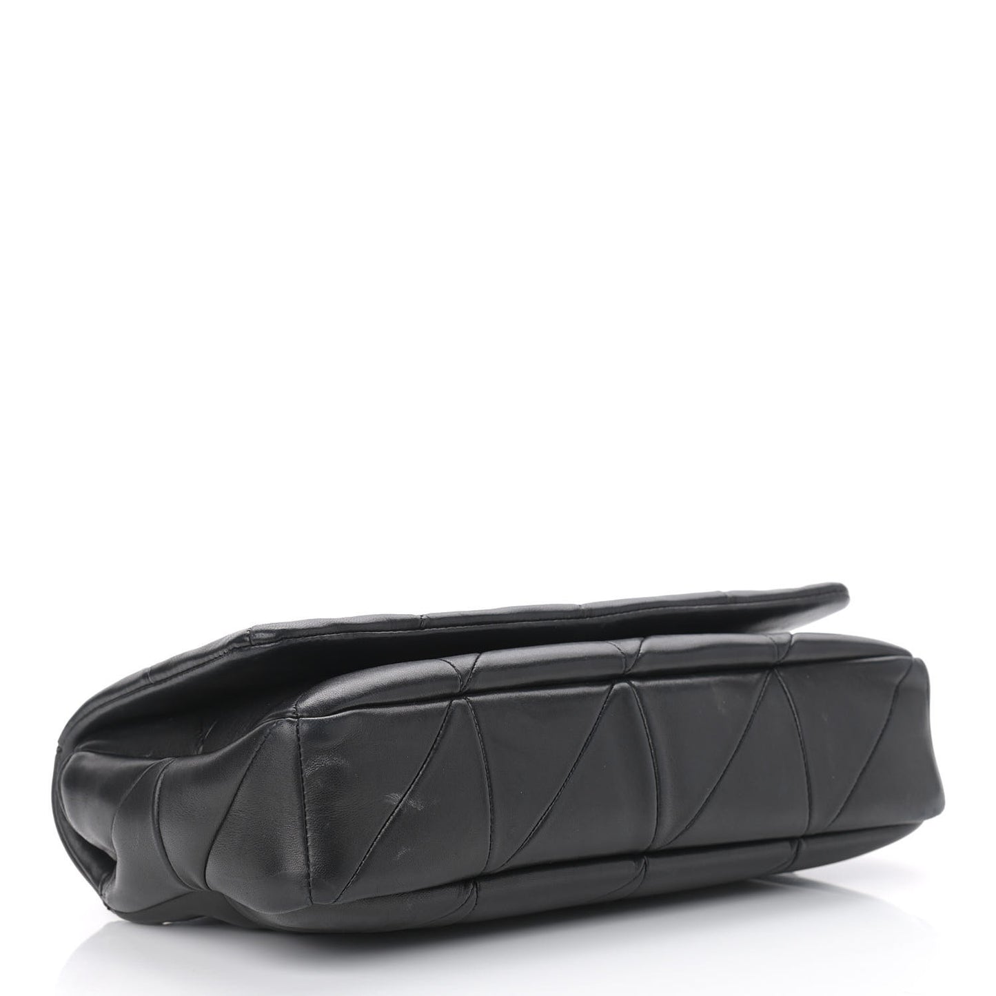 Lambskin Patchwork Monogram Medium Jamie Black