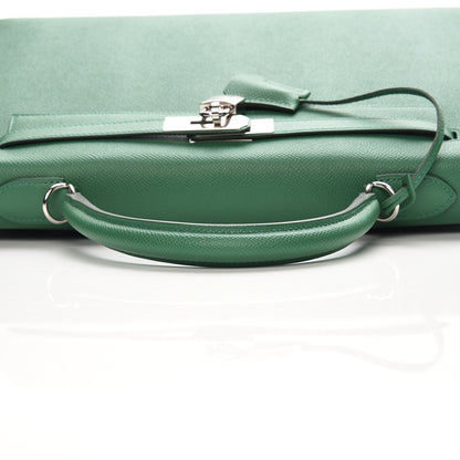 Hermes Epsom Kelly Sellier 32 Vert Vertigo 16 of 29