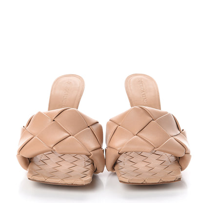 Bottega Veneta Nappa Maxi Intrecciato Lido Mule Sandals 36 Cipria 2 of 7