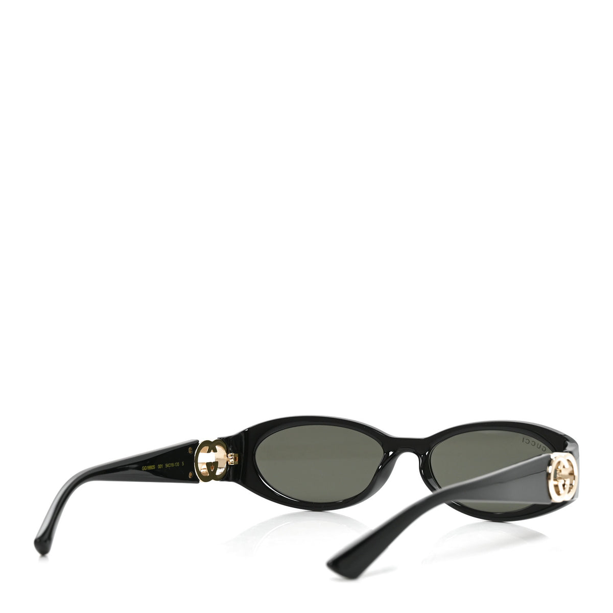 Gucci Acetate Oval Sunglasses GG1660S Black 4 of 6