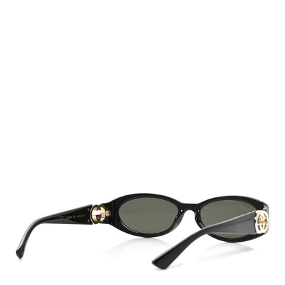 Gucci Acetate Oval Sunglasses GG1660S Black 4 of 6