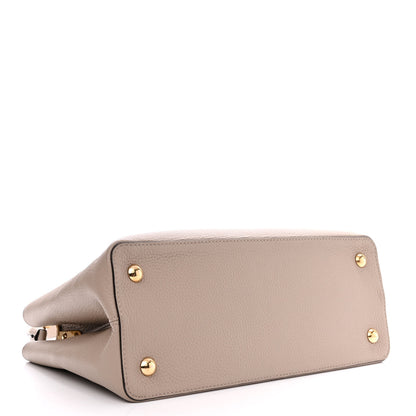 Louis Vuitton Taurillon Capucines MM Galet 4 of 11