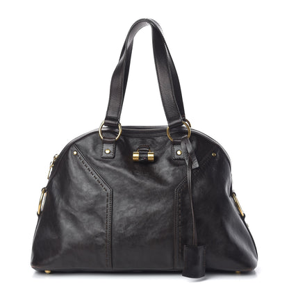 Saint Laurent Calfskin Large Muse Dark Brown 1 of 16