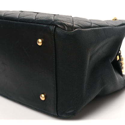 Chanel Lambskin Quilted Petit Timeless Tote PTT Black 11 of 13