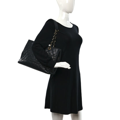 Chanel Caviar Quilted Grand Shopping Tote GST Black 2 of 10