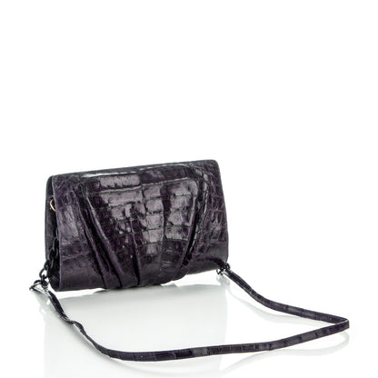Nancy Gonzalez Crocodile Clutch Purple 3 of 6
