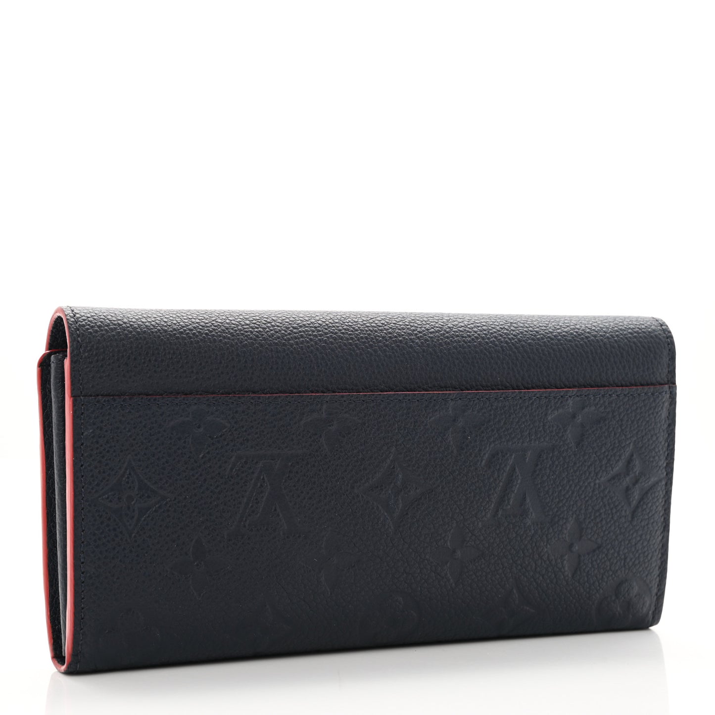 Empreinte Sarah Wallet NM Marine Rouge