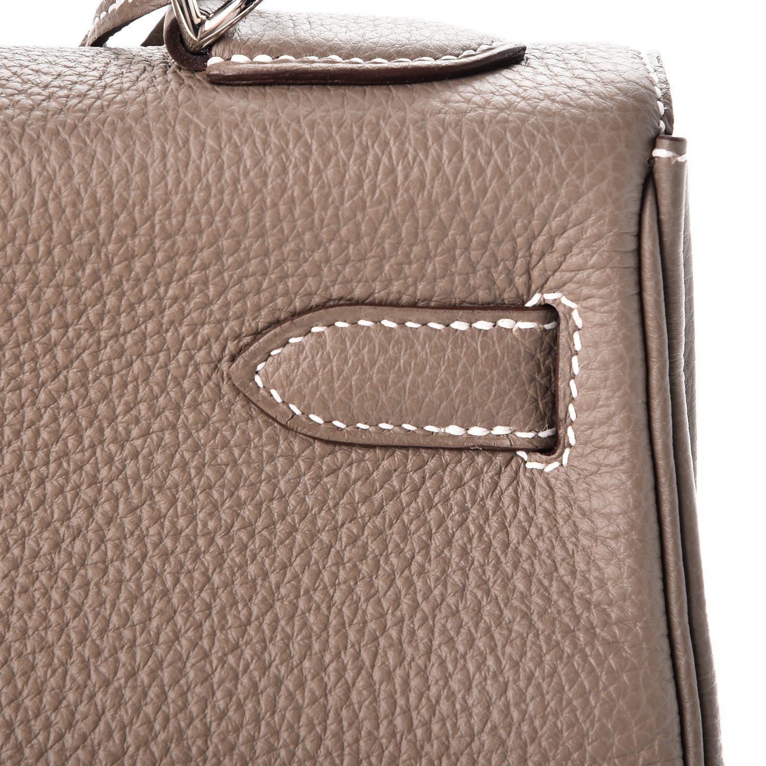 Hermes Togo Kelly Retourne 32 Etoupe 9 of 38