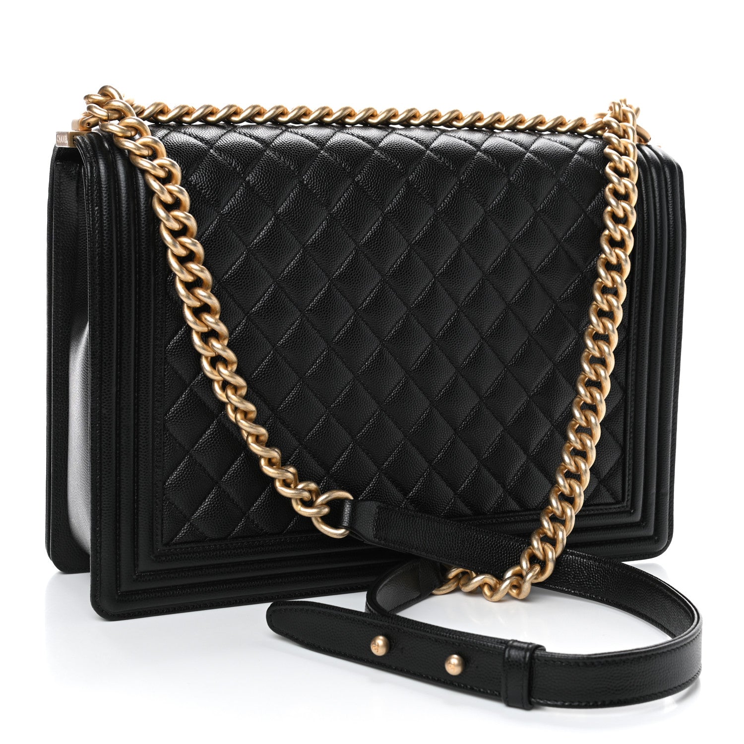 Chanel Caviar Quilted Large Boy Flap Black 2 of 4