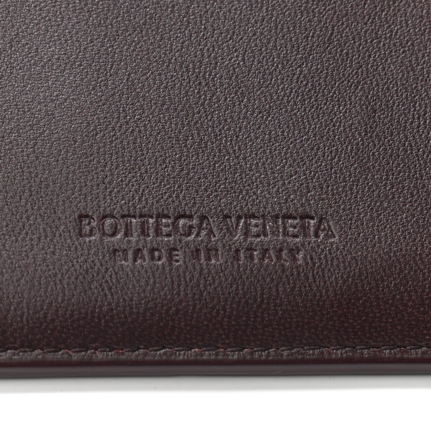 Bottega Veneta Nappa Maxi Intrecciato Card Holder Grape 6 of 6