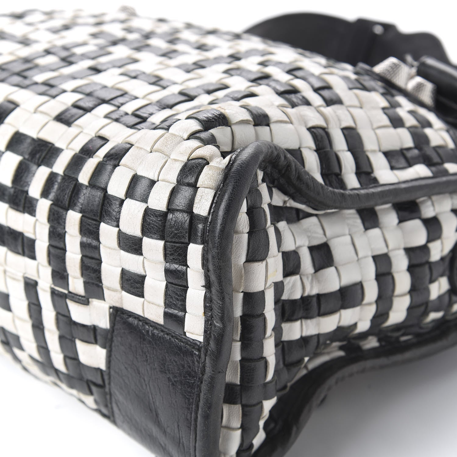 Balenciaga Agneau Lattice Woven Giant 21 City Black 10 of 10