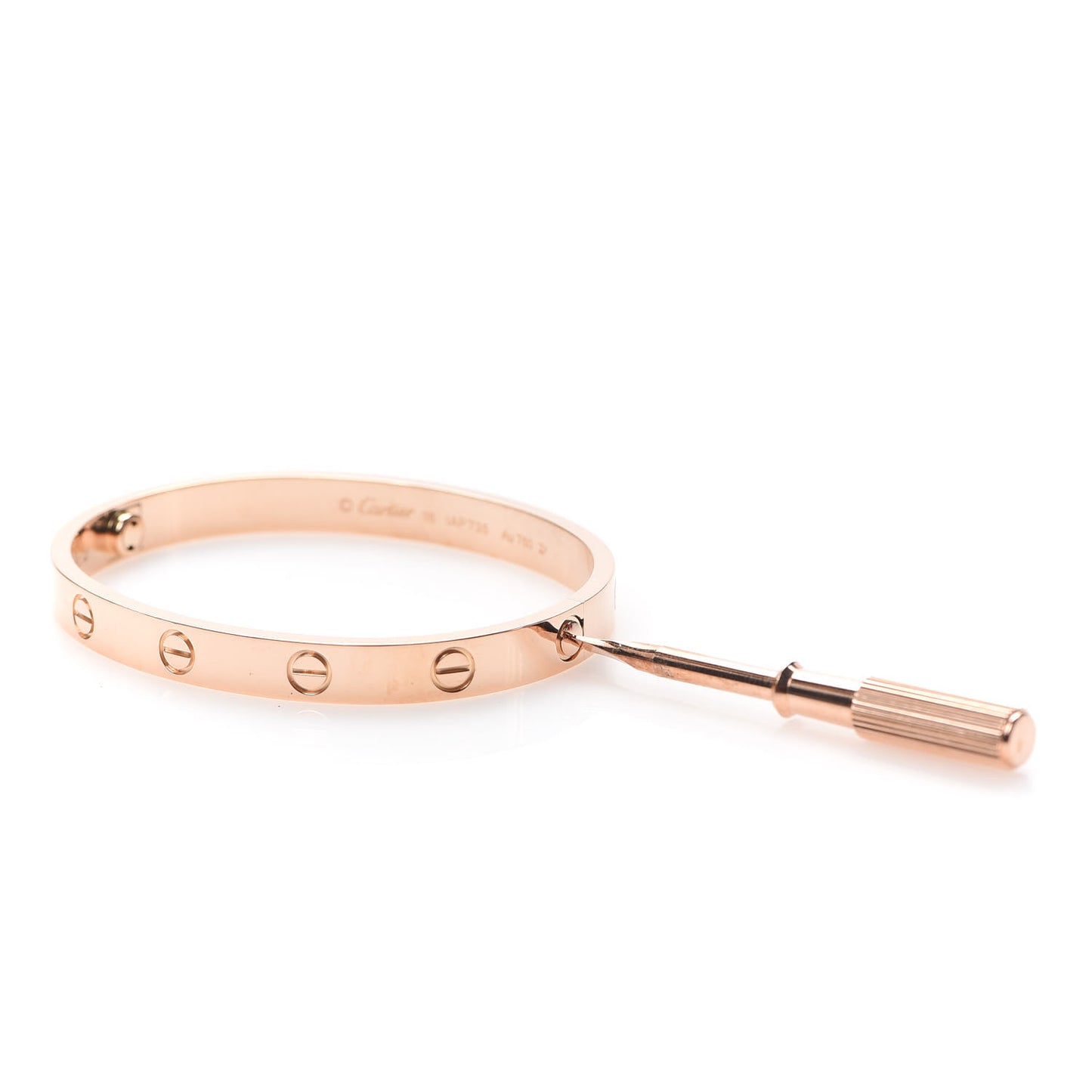 18K Pink Gold LOVE Bracelet 16