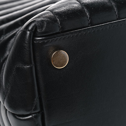 Saint Laurent Calfskin Y Quilted Monogram Large Loulou Chain Satchel Black 7 of 9