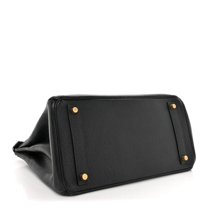 Hermes Chevre de Coromandel HAC Birkin 32 Black 4 of 19