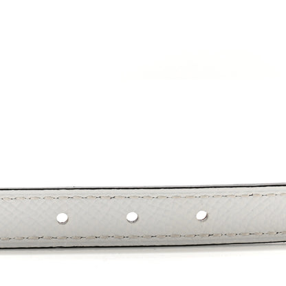 Hermes Epsom Swift Carrousel 13mm Belt 70 28 White Etoupe 3 of 6