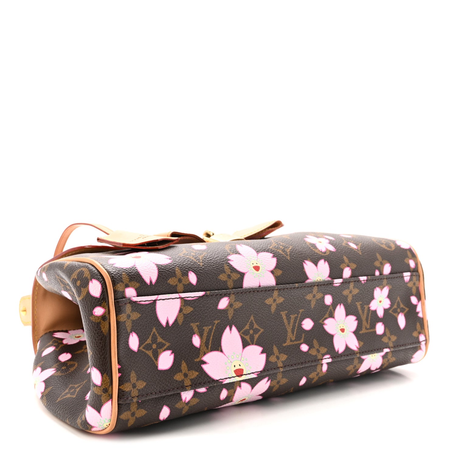 Louis Vuitton Monogram Cherry Blossom Sac Retro Bag Brown 4 of 9
