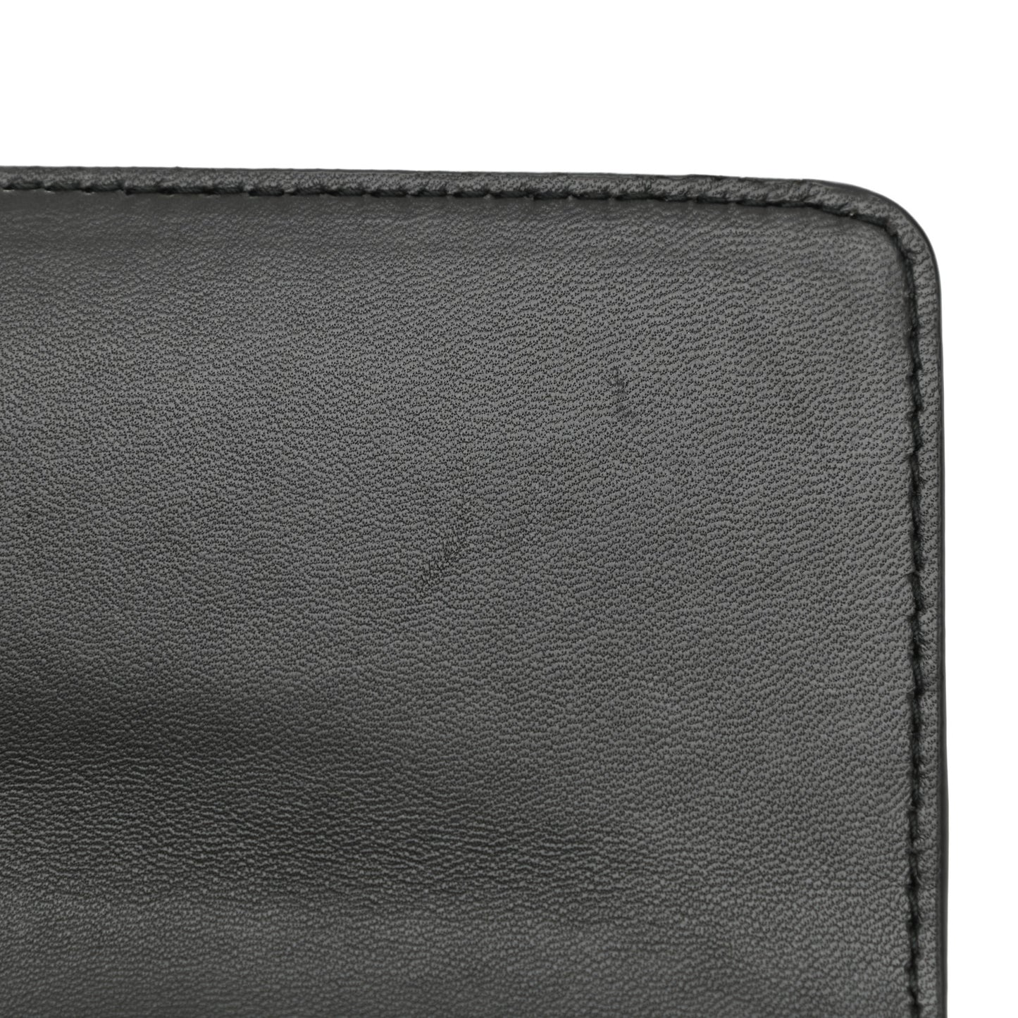 Nappa Small Bicolor Piazza Bag Ferro Gray Denim