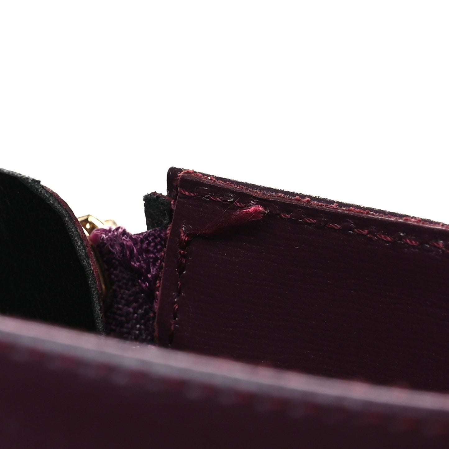 Calfskin Shark Lock Ankle Boots 40 Oxblood Red