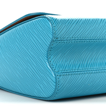 Louis Vuitton Epi Twist Shoulder Bag MM Turquoise 9 of 10