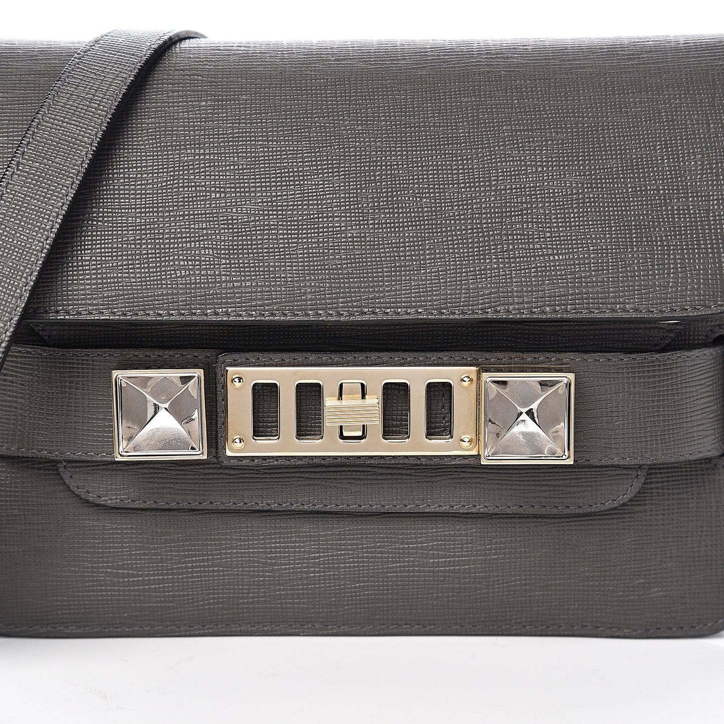 New Linosa Mini PS11 Classic Shoulder Bag Heather Grey