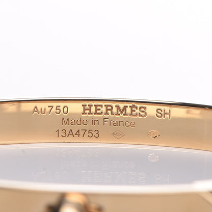 Hermes 18K Yellow Gold PM Collier De Chien Bracelet SH 4 of 4
