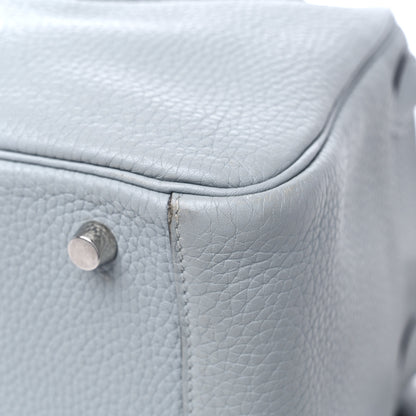 Hermes Taurillon Clemence Lindy 30 Bleu Glacier 8 of 12