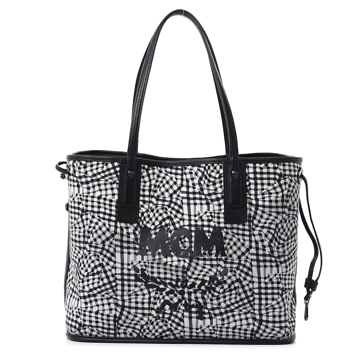 Visetos Medium Liz Reversible Shopper Tote Black