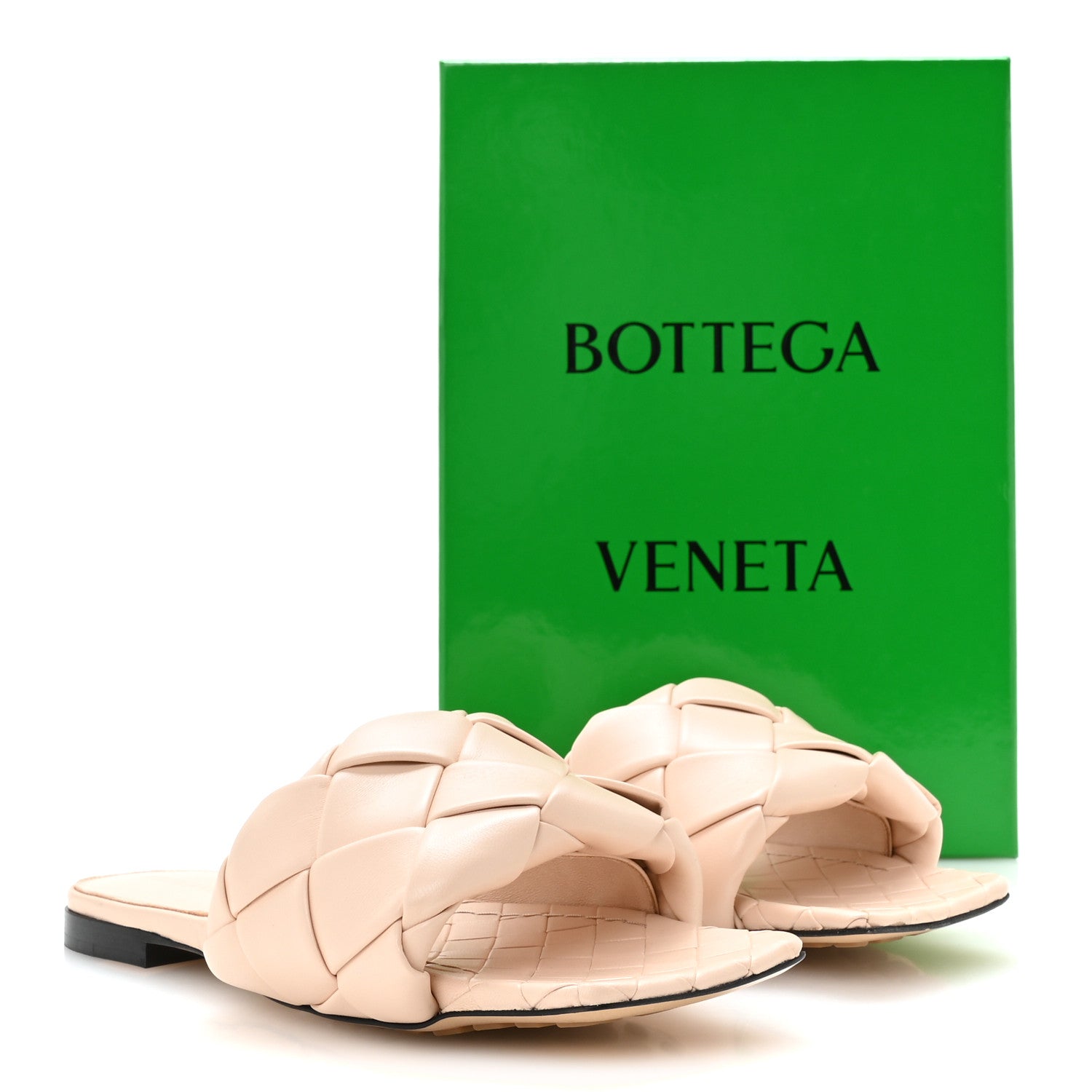 Bottega Veneta Nappa Maxi Intrecciato Lido Flat Sandals 38.5 Bandage 8 of 8