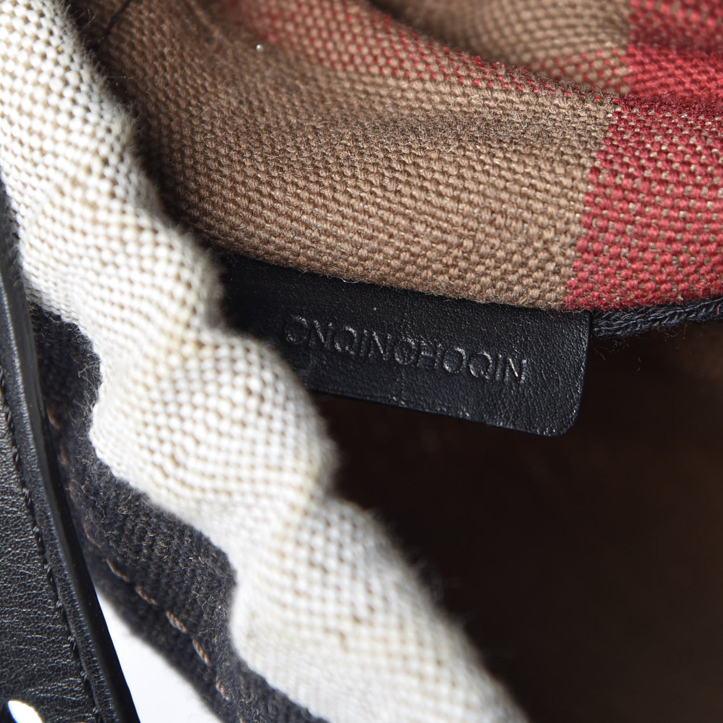 Canvas Mega Check Doran Backpack Black