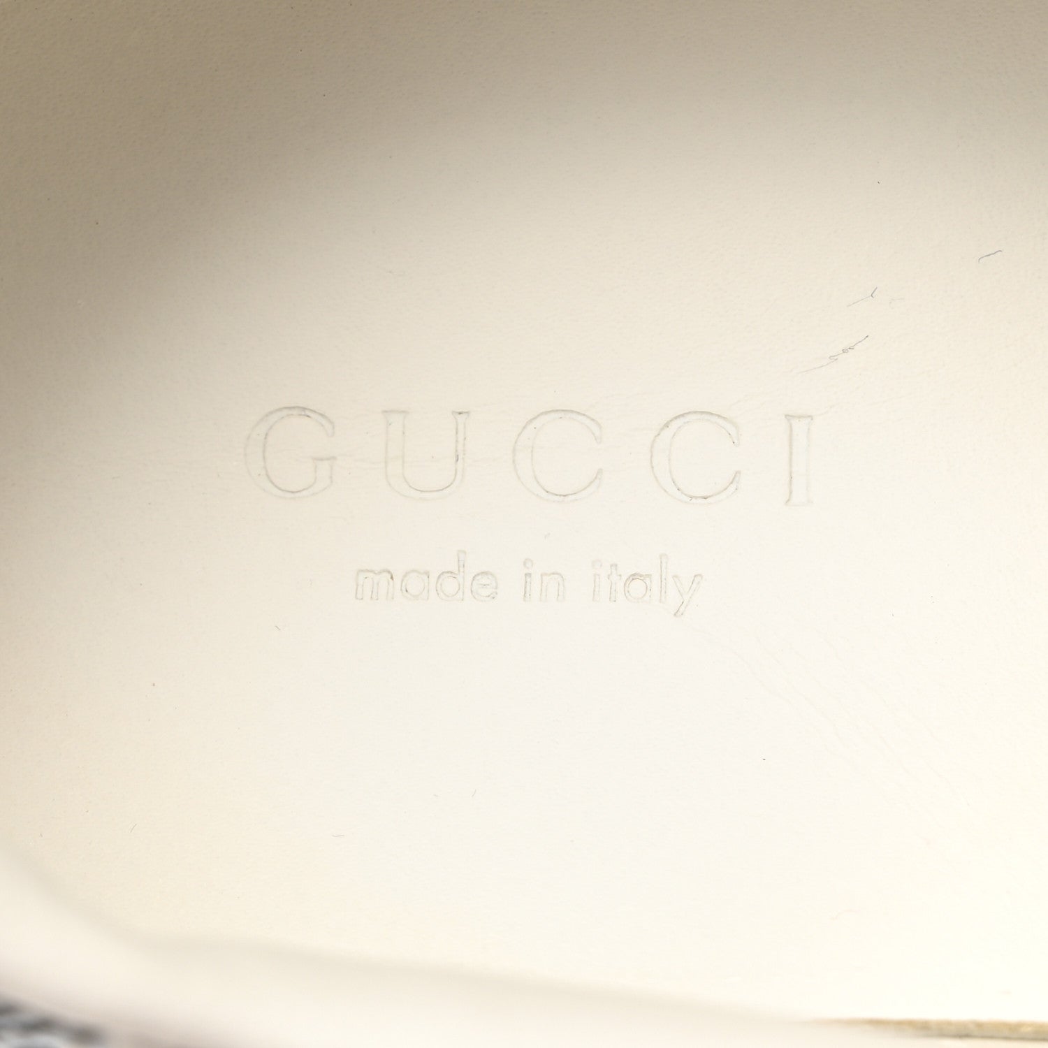 Gucci Calfskin GG Tennis Embossed Womens Platform 55mm Sneakers 38 Black White 6 of 9