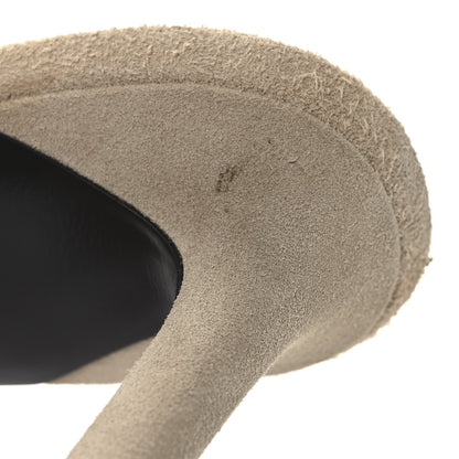 Saint Laurent Suede Tribute 85 Slide Sandals 37.5 Sand 11 of 13