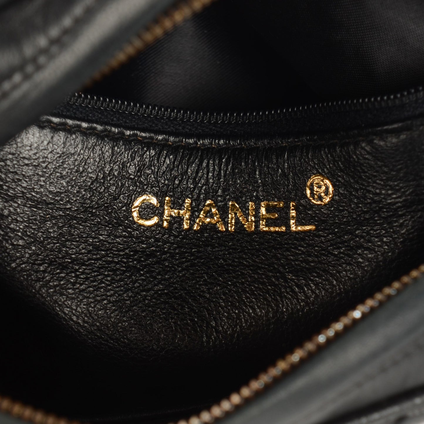 Lambskin Quilted Shoulder Bag Black