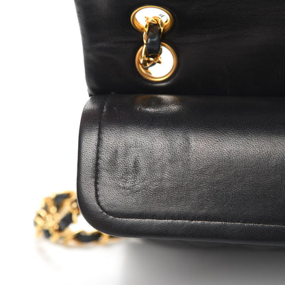Chanel Lambskin Quilted Small Double Flap Black 17 of 21