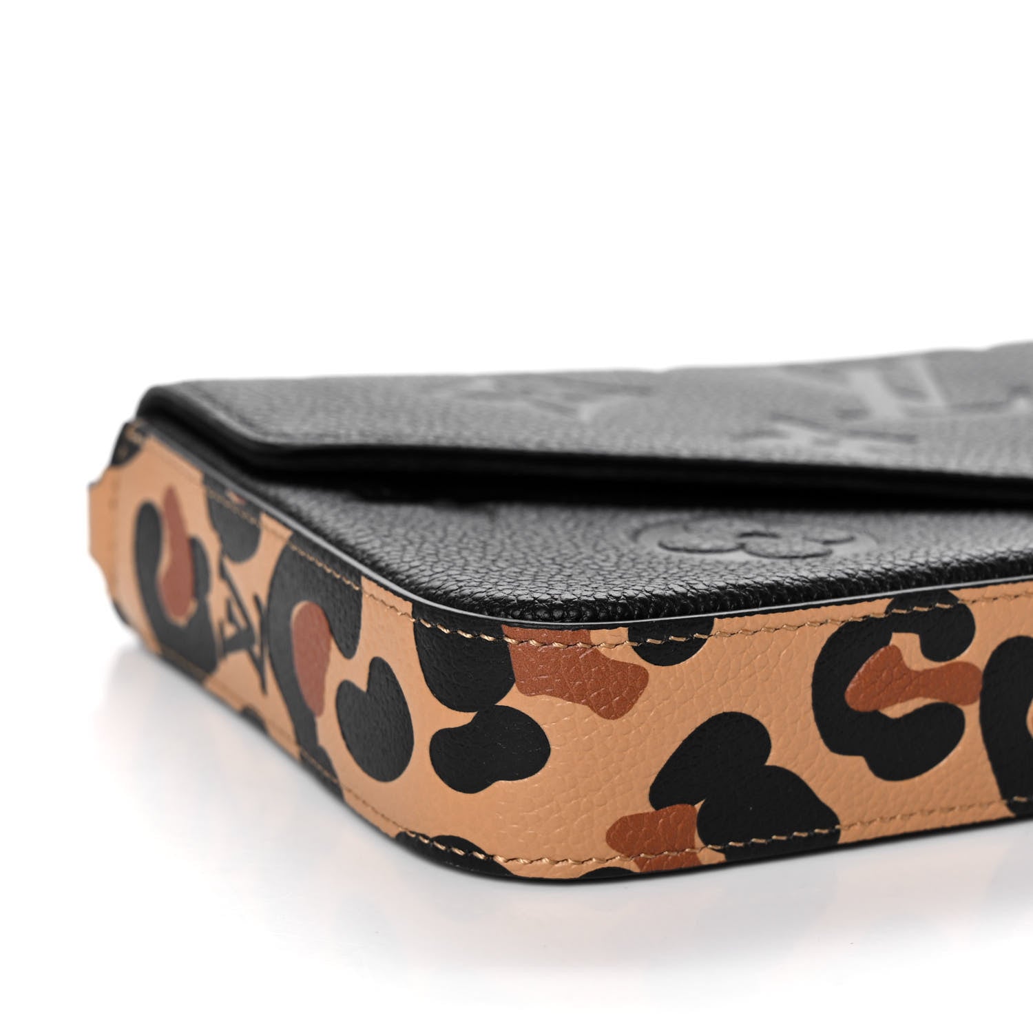 Louis Vuitton Empreinte Monogram Giant Wild At Heart Felicie Pochette Black 9 of 13