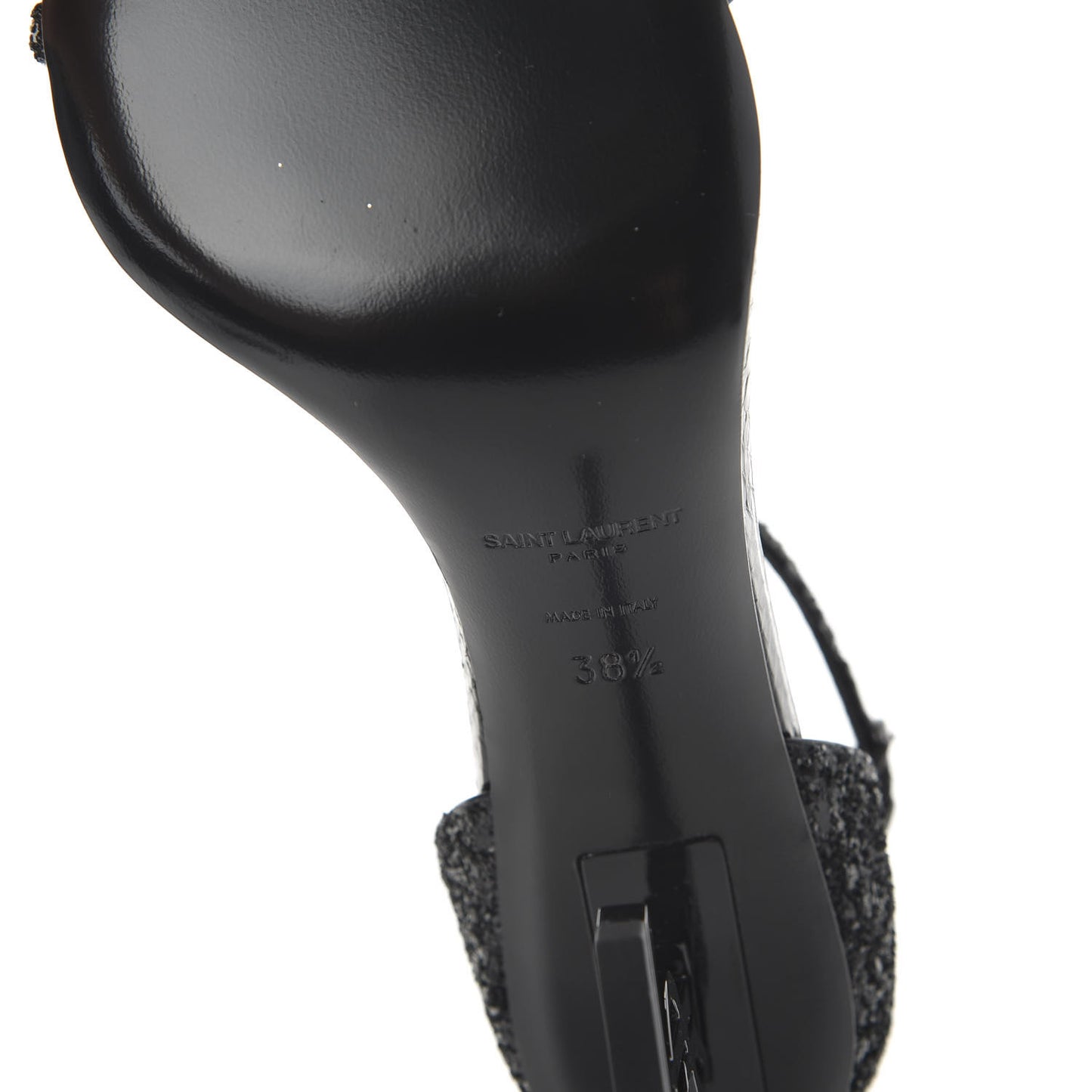 Glitter Opyum 85 Sandals 38.5 Black