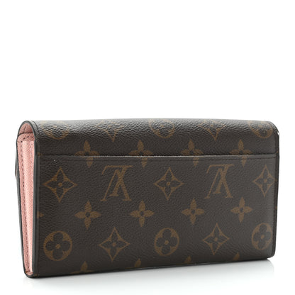 Louis Vuitton Monogram Sarah Wallet NM Rose Ballerine 3 of 10